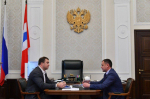Сегодня губернатор Виталий Хоценко встретился с главами Тевризского и Калачинского районов.