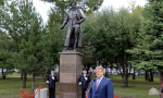 Полномочный представитель принял участие в церемонии открытия памятника основателю отечественных органов безопасности