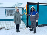 Виталий Хоценко: В селе Шипицыно Большереченского района подключены к газу первые домовладения