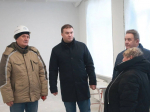 Губернатор Виталий Хоценко поручил нарастить темпы капитального ремонта в Крутинском лицее