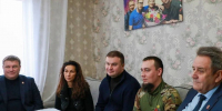 Виталий Хоценко посетил семью участника СВО в Крутинском районе - Газета Правда севера