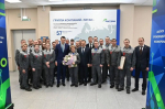 Глава Минпромторга России Антон Алиханов и Губернатор Виталий Хоценко запустили установку по производству изофорона