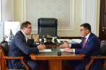 Губернатор Омской области Виталий Хоценко провел рабочую встречу с депутатом Государственной Думы Игорем Антропенко.