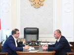 Виталий Хоценко провел рабочие встречи с главами Оконешниковского и Горьковского районов